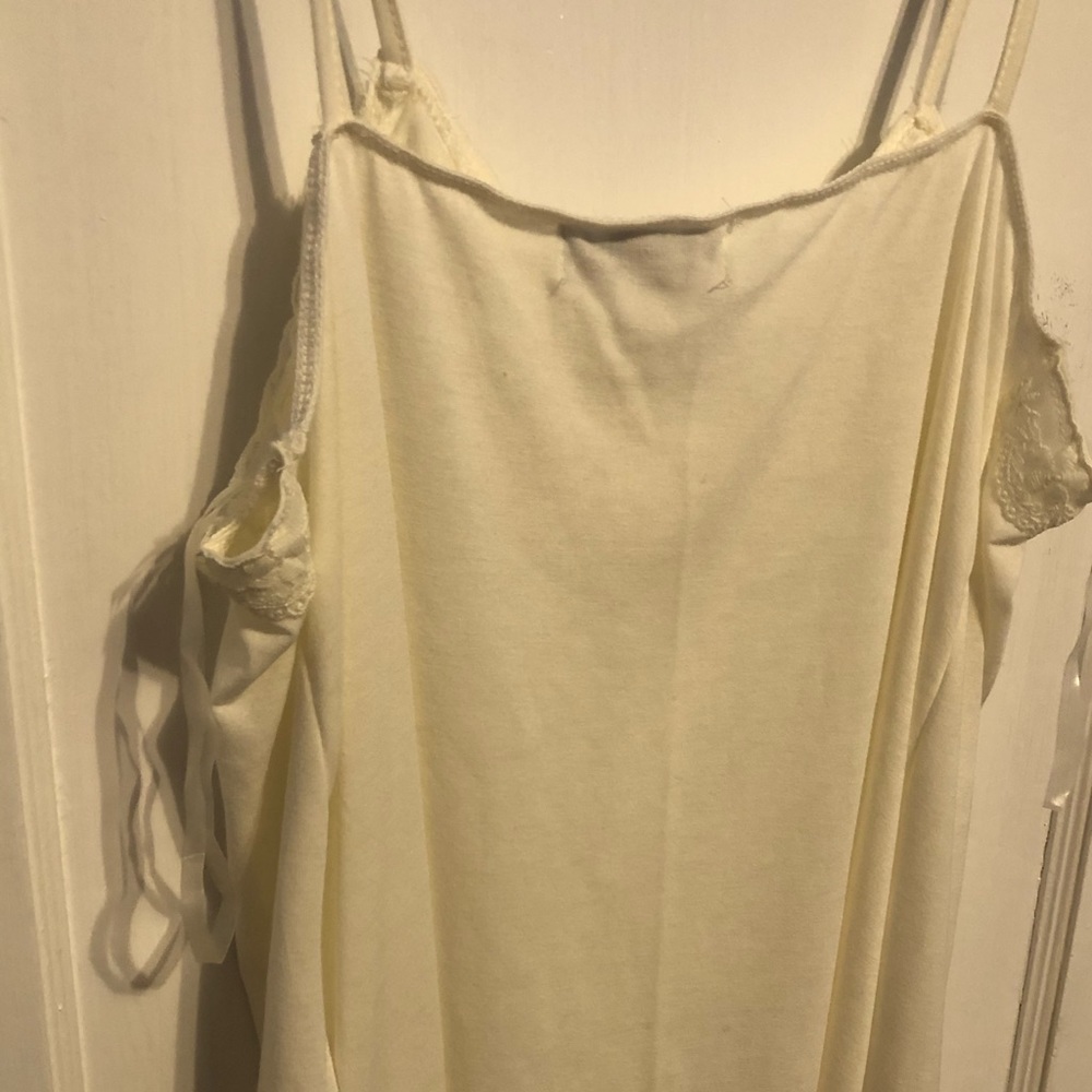 Cream Tank Top - Picture 3 of 4